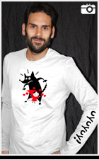 Modelo de camiseta caperucita manga larga