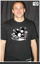 Modelo de camiseta monsters