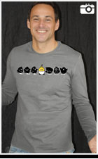 Modelo de camiseta pollitos manga larga