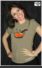 Modelo de camiseta sarten manga corta